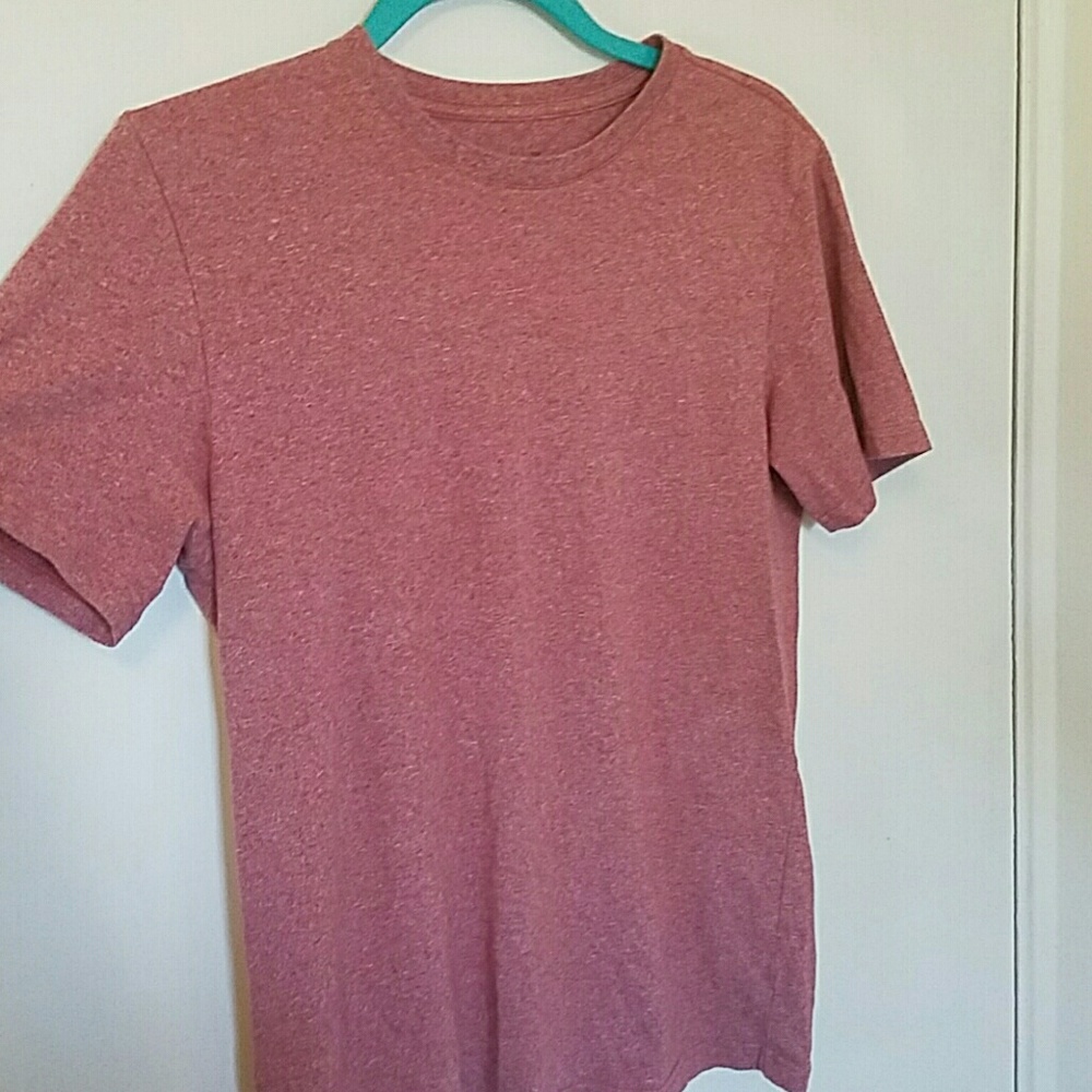 Peppered Red Crew Neck Slim Fit T-Shirt